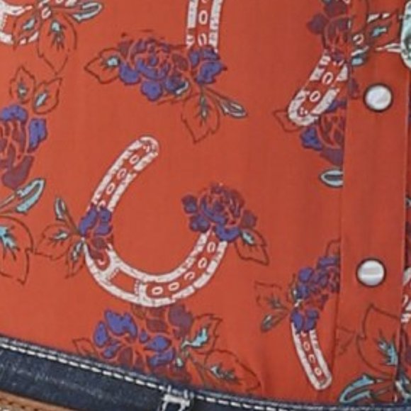 Cruel retro print snap shirt - Picture 3 of 3